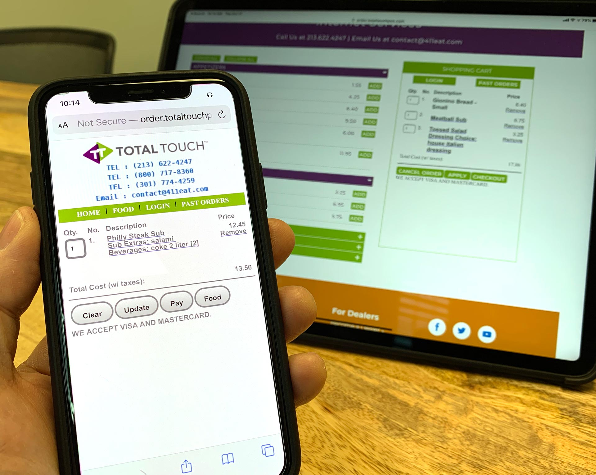 Total Touch helps you overcome your bar and restaurant challenges